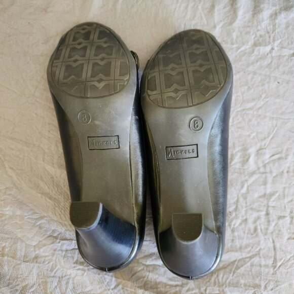 Nickels Black Peep Toe Heels US 8 New in Box - Picture 9 of 11